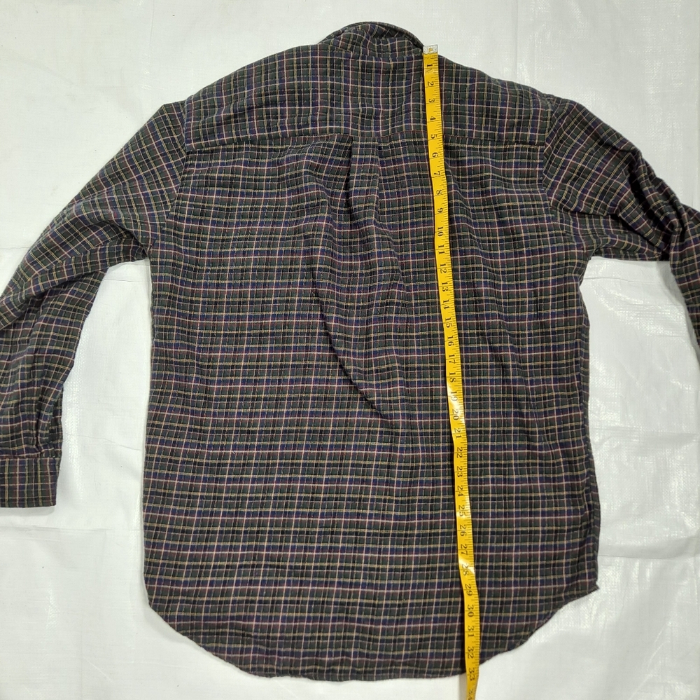 Britches Hunter Green Plaid Long Sleeve Flannel Shirt - Picture 4 of 4